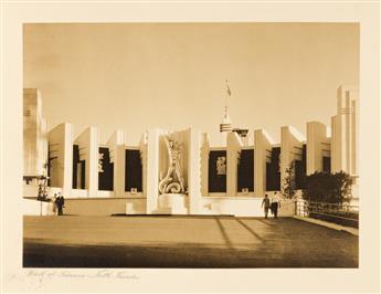 (CHICAGO WORLDS FAIR) An album entitled A Century of Progress, International Exposition, Chicago 1933-34 with 50 photographs by Kaufma